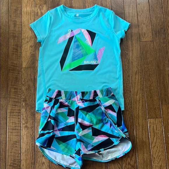 All in Motion Kids Matching Set - Blue and Green - Picture 1 of 6